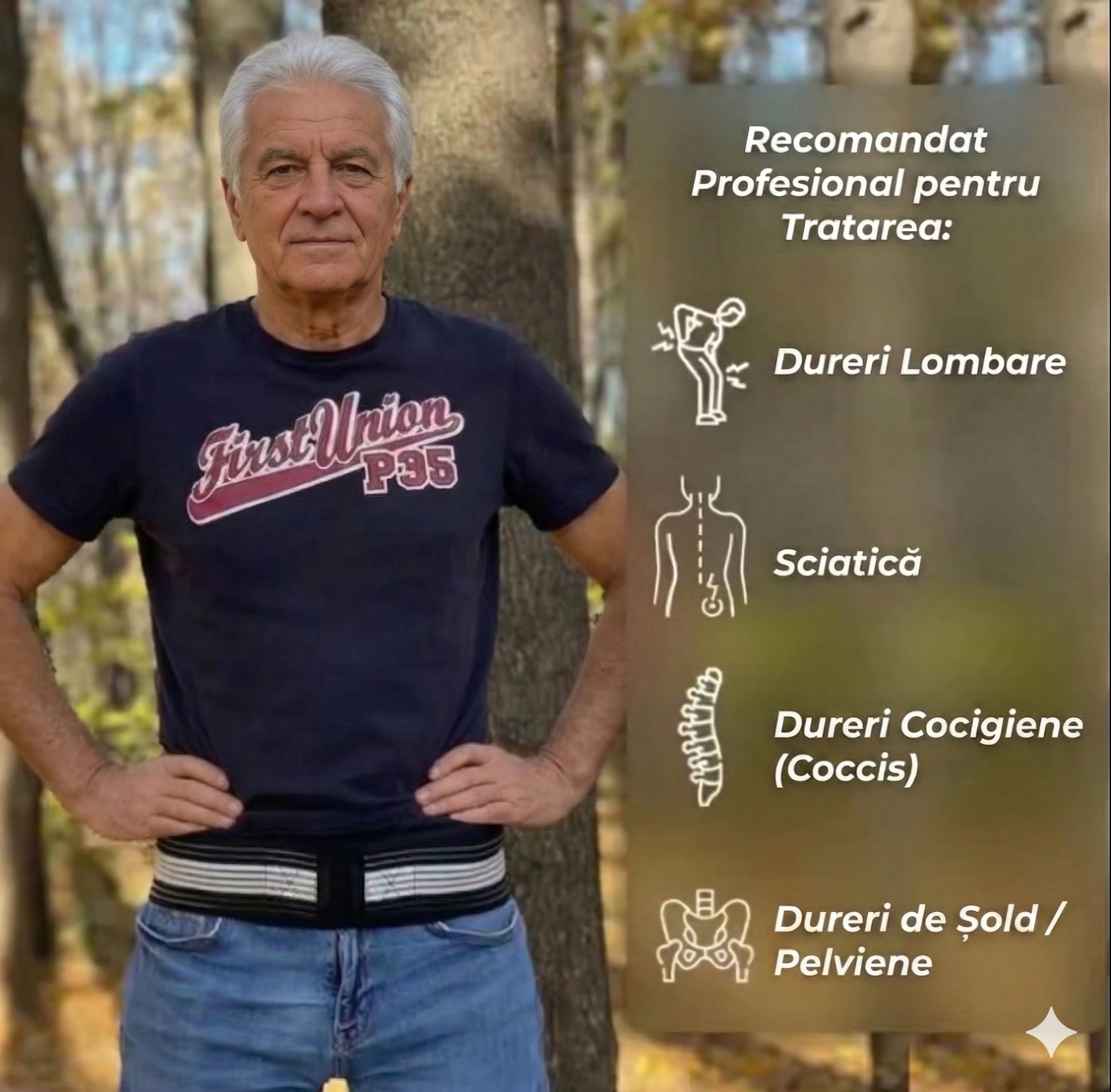 Centura Ortopedică pentru Dureri de Spate